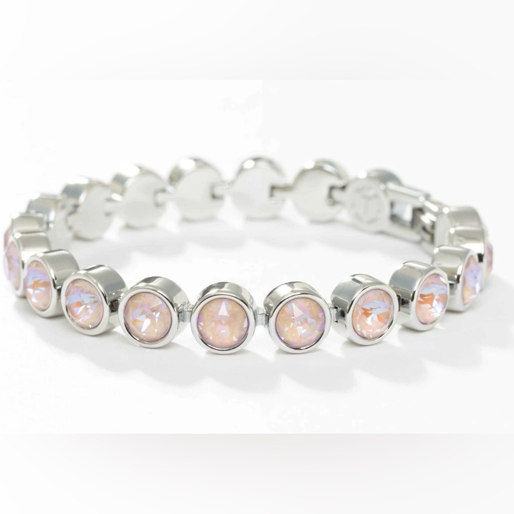 Touchstone Swarovski Crystal Ice Bracelet in Dusty Pink - Picture 2 of 5